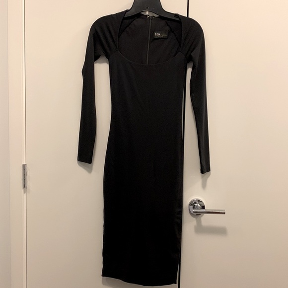 TEN BY BABATON HORIZON DRESS BNWOT BLACK - Picture 5 of 9